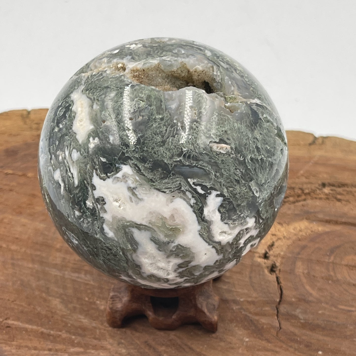 Moss Agate Sphere