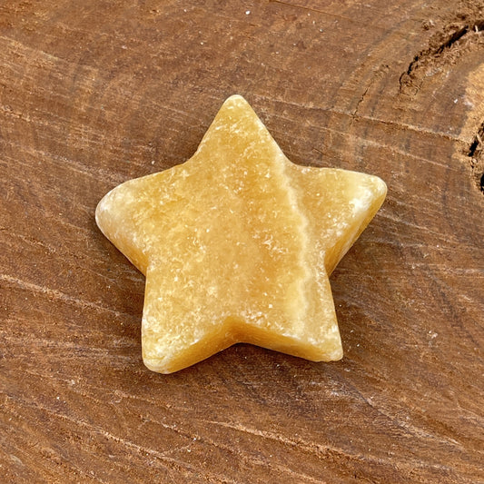 Orange Calcite Star