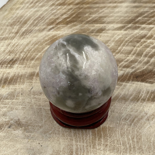 Quartz & Jade Sphere