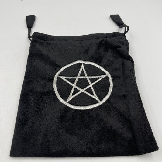 Black Velvet Pentagram Bags