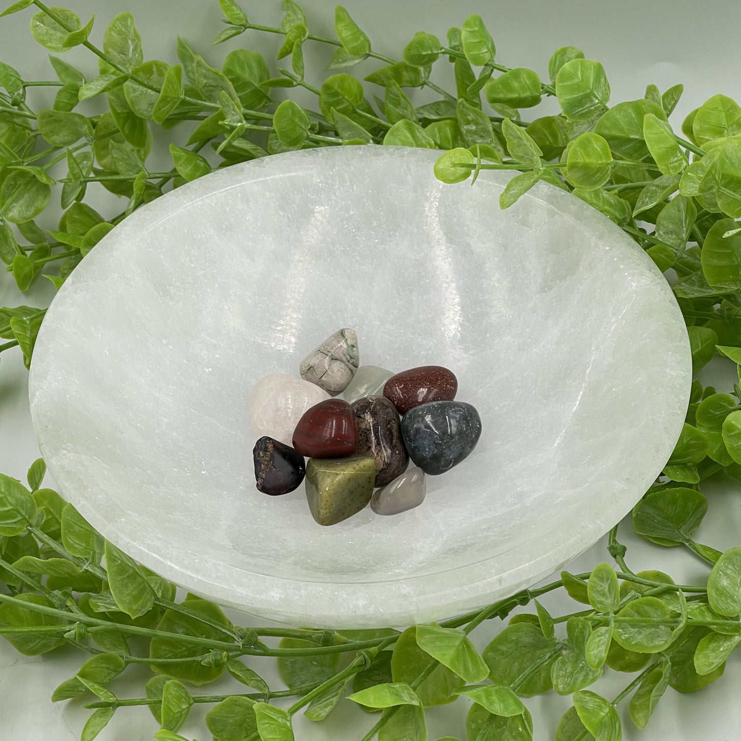 Large Round Selenite Bowl