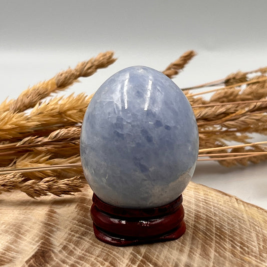 Blue Calcite Egg