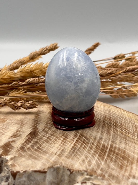 Blue Calcite Egg