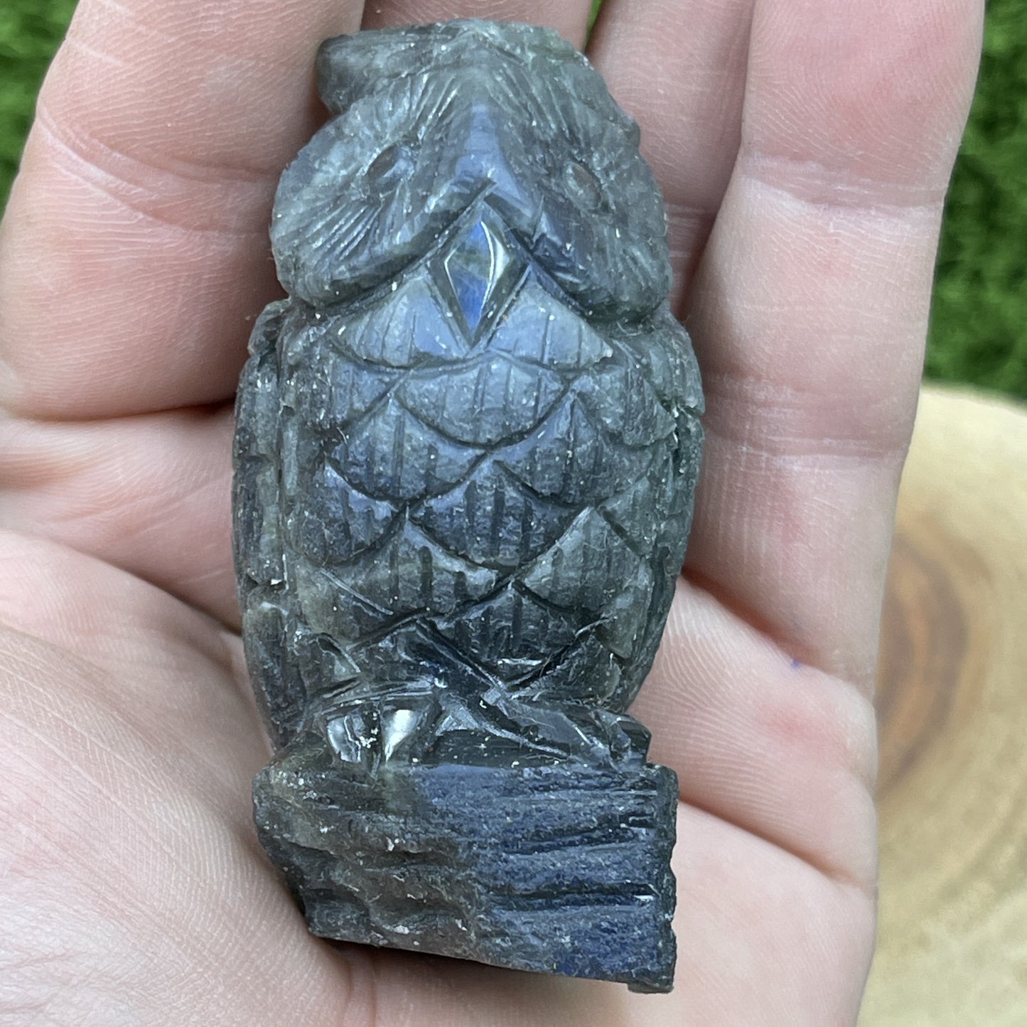 Labradorite Owl