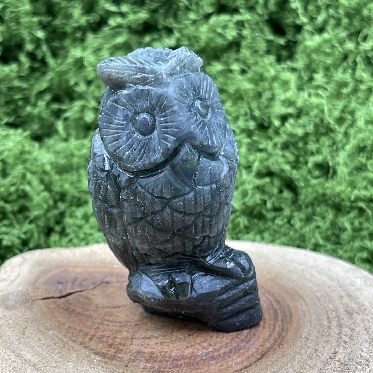 Labradorite Owl