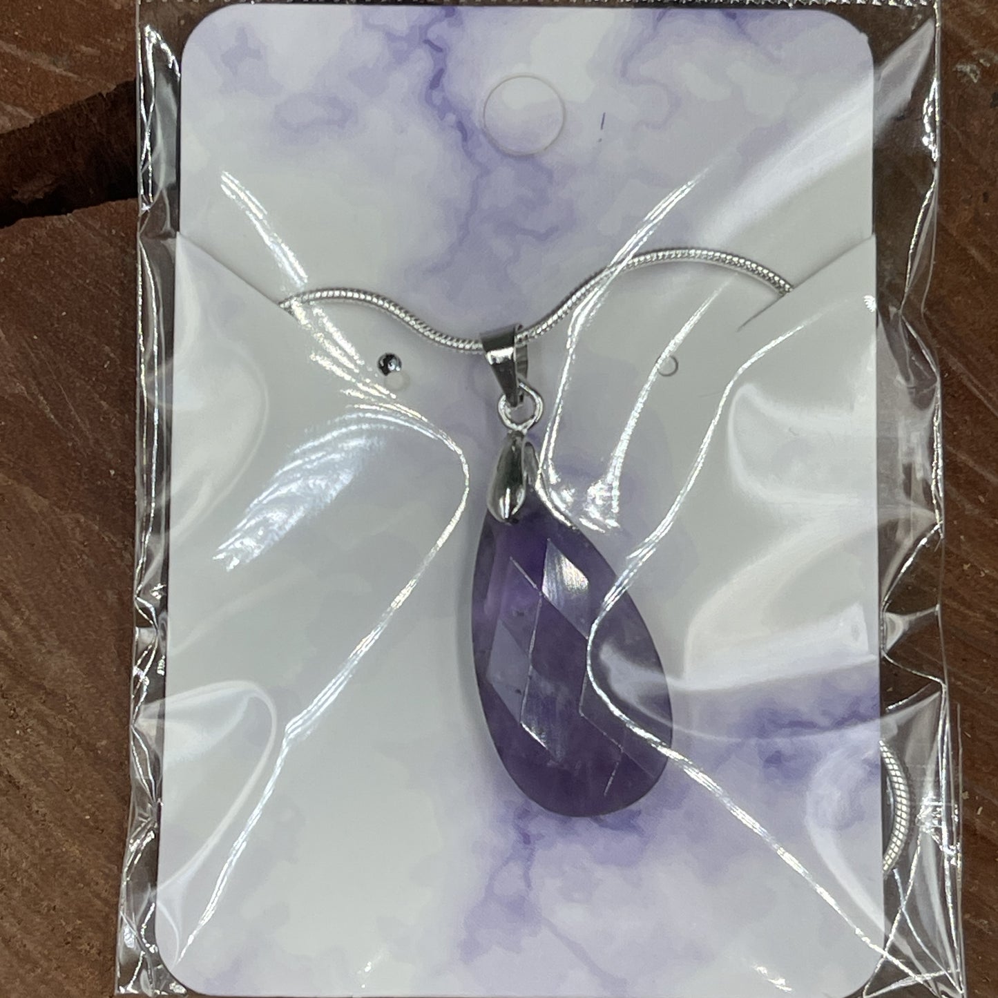 Amethyst Faceted Necklace