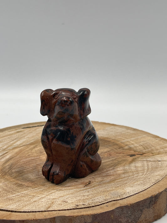 Mahogany Obsidian Dog
