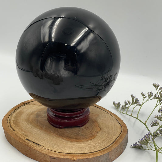 Black Obsidian Sphere