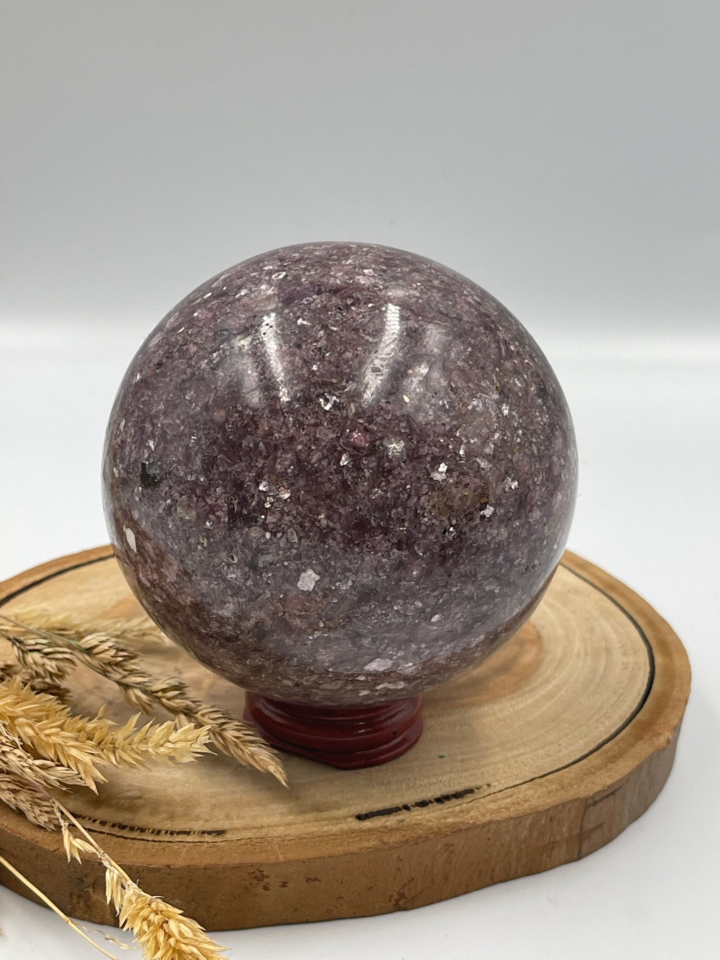 Lepidolite Sphere