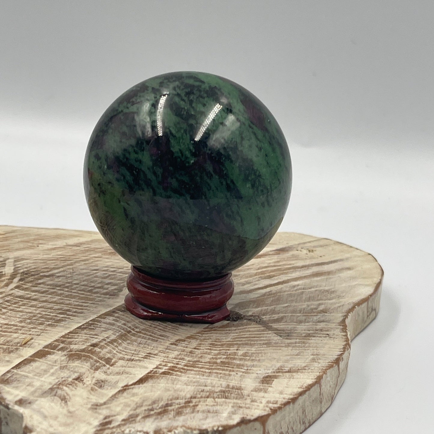 Ruby Zoisite Sphere