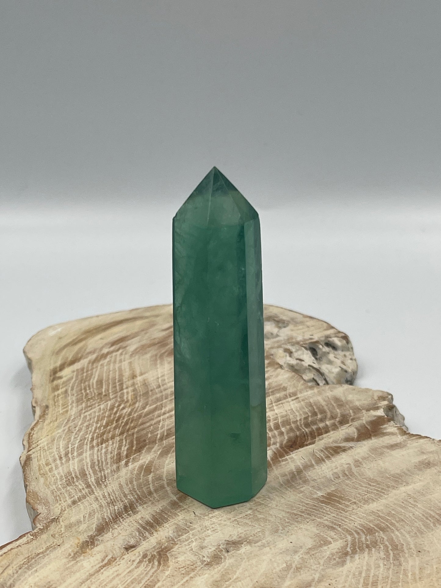 Green Fluorite Point