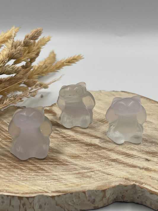 Mini Rainbow Fluorite Toothless