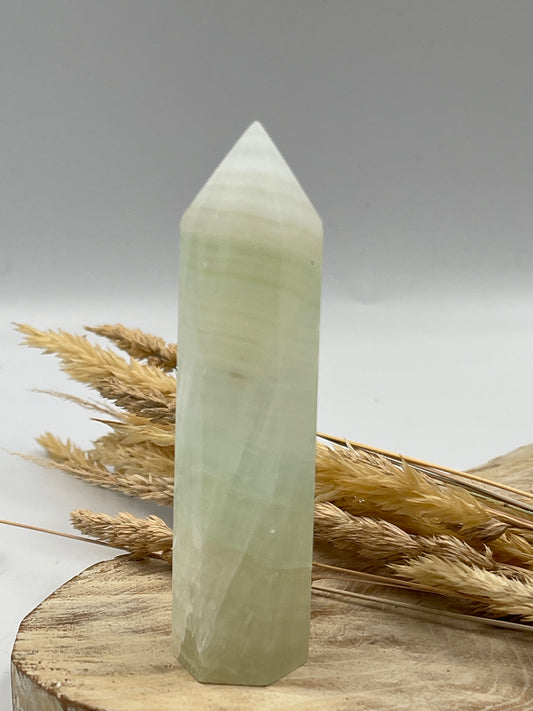 Pistachio Calcite Point