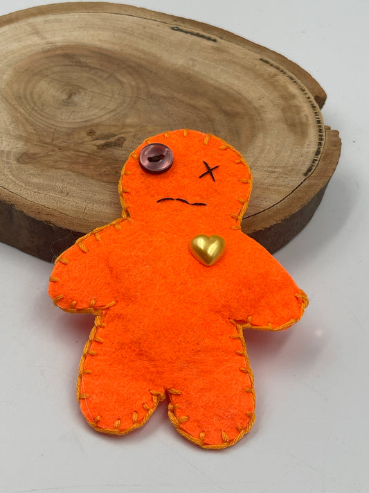 Voodoo Doll - Orange - Small