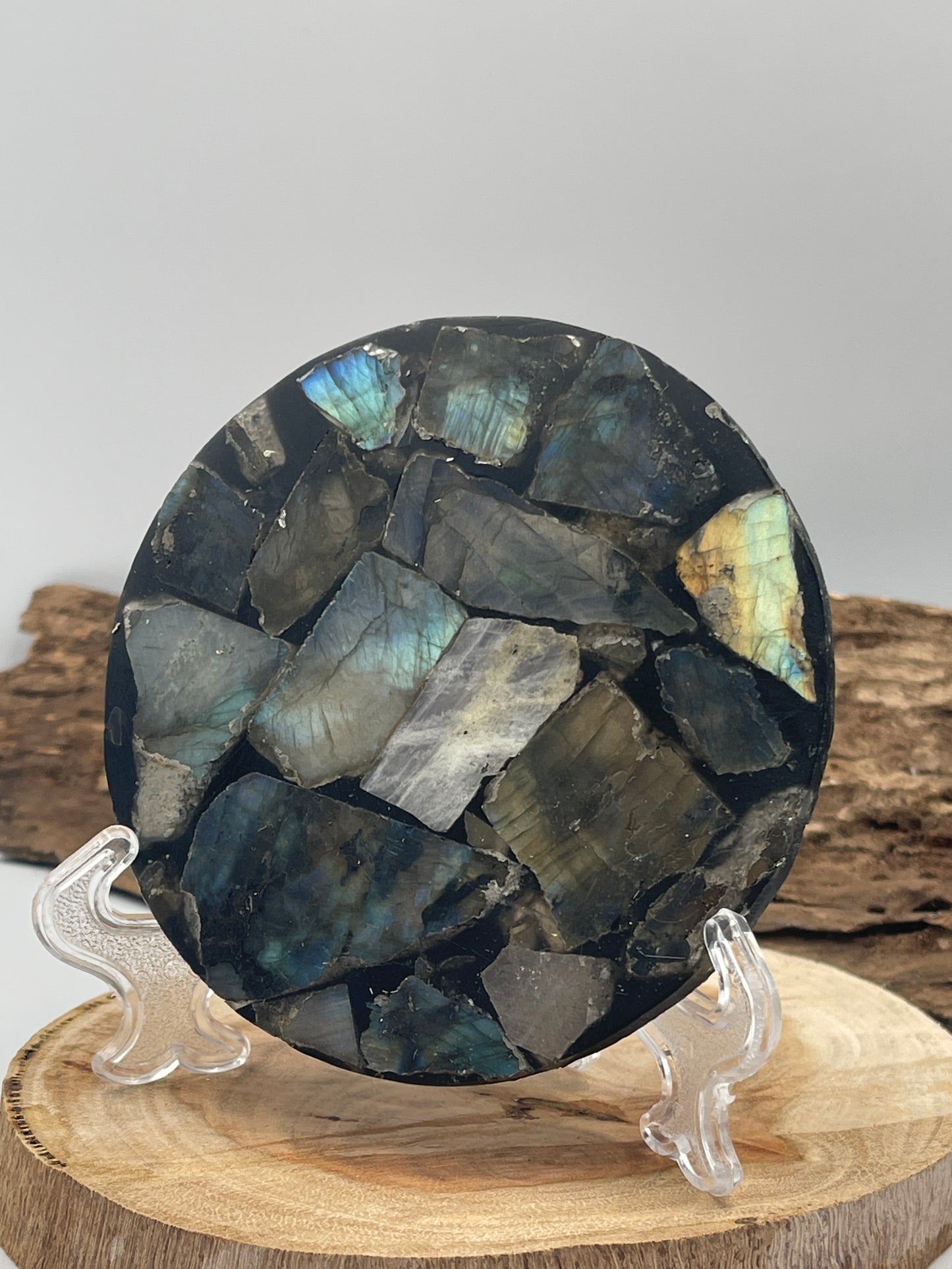 Labradorite Circle Coaster