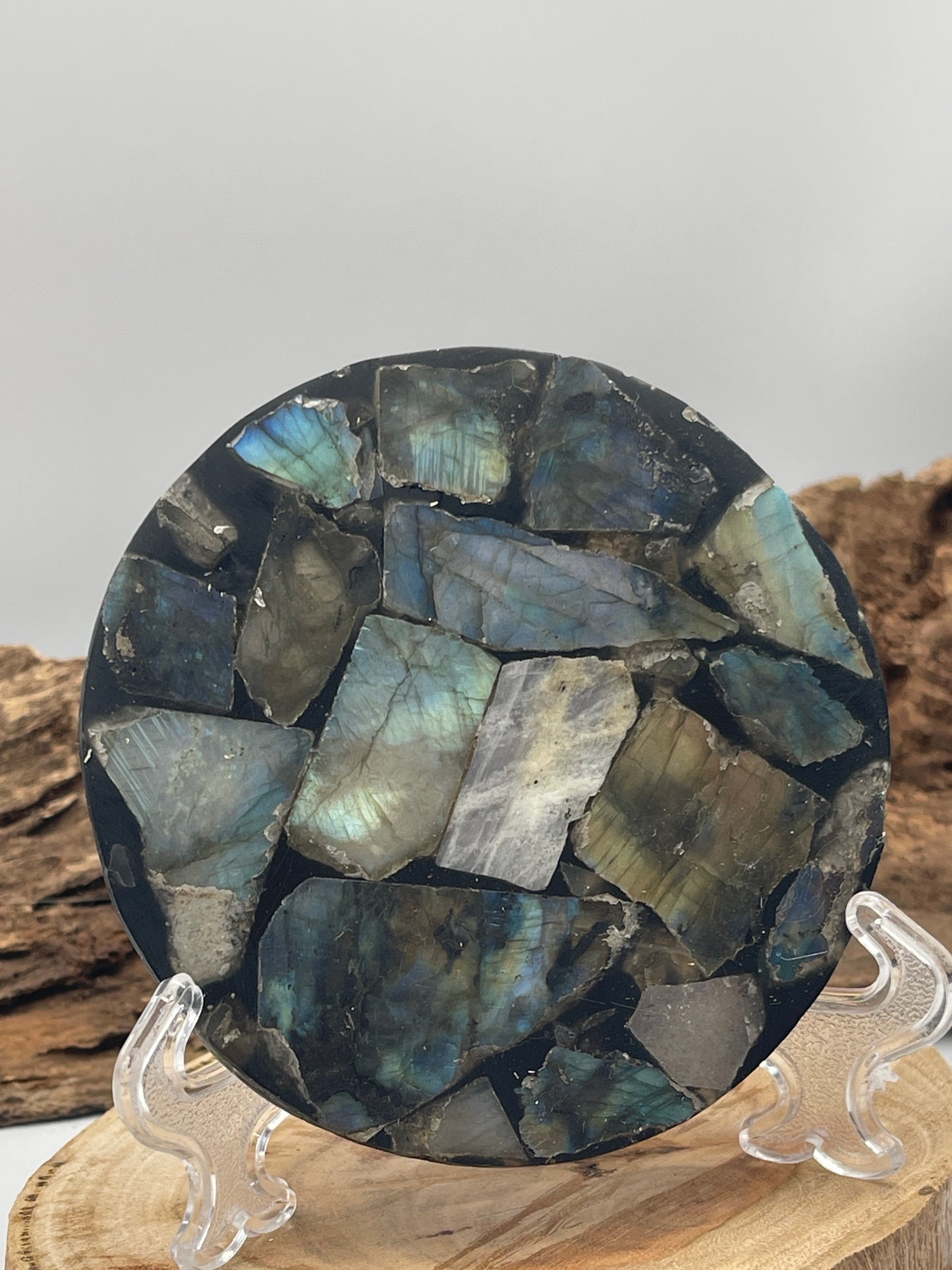 Labradorite Circle Coaster