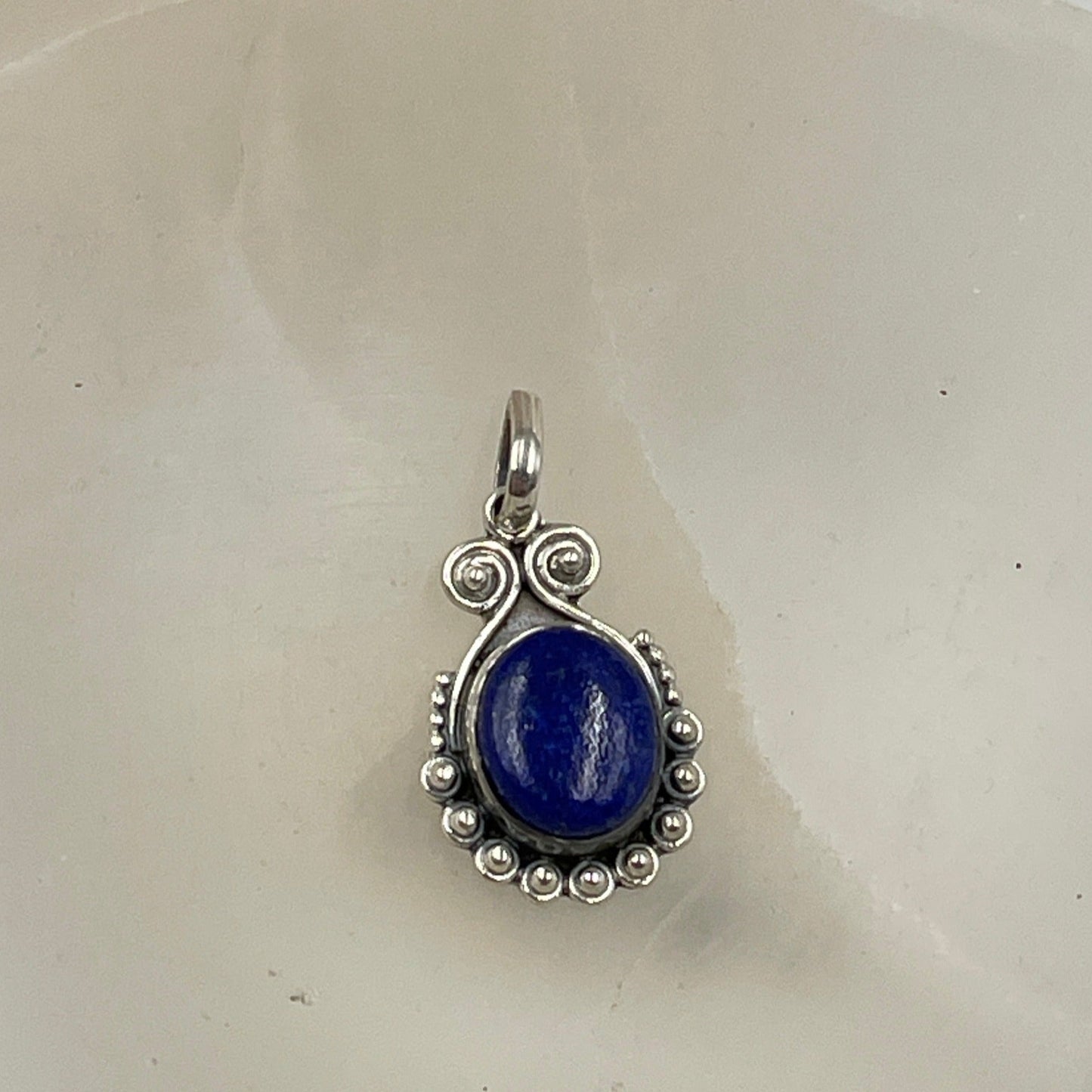 Lapis Lazuli Pendant Sterling Silver