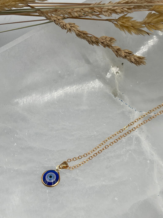 Gold Traditional Evil Eye Necklace