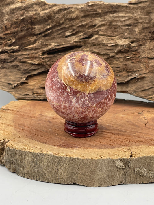 Red Calcite Sphere