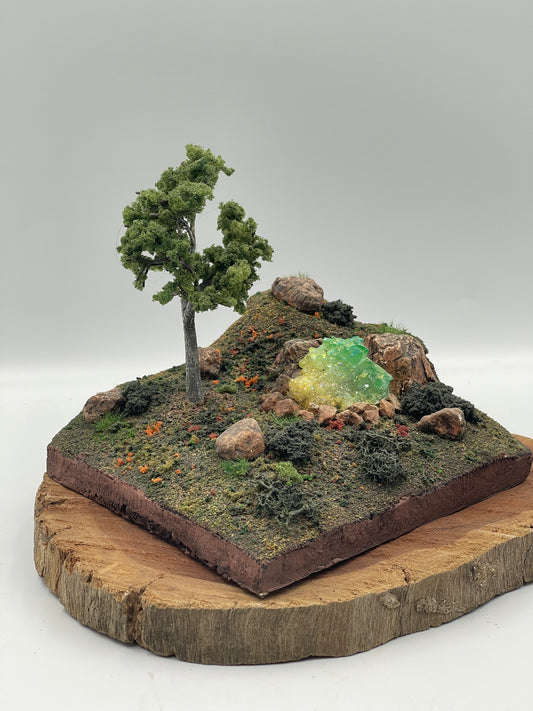 Crystal Land - Small Green Aura Quartz