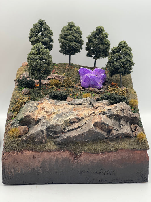 Crystal Land - Medium Purple Aura Quartz
