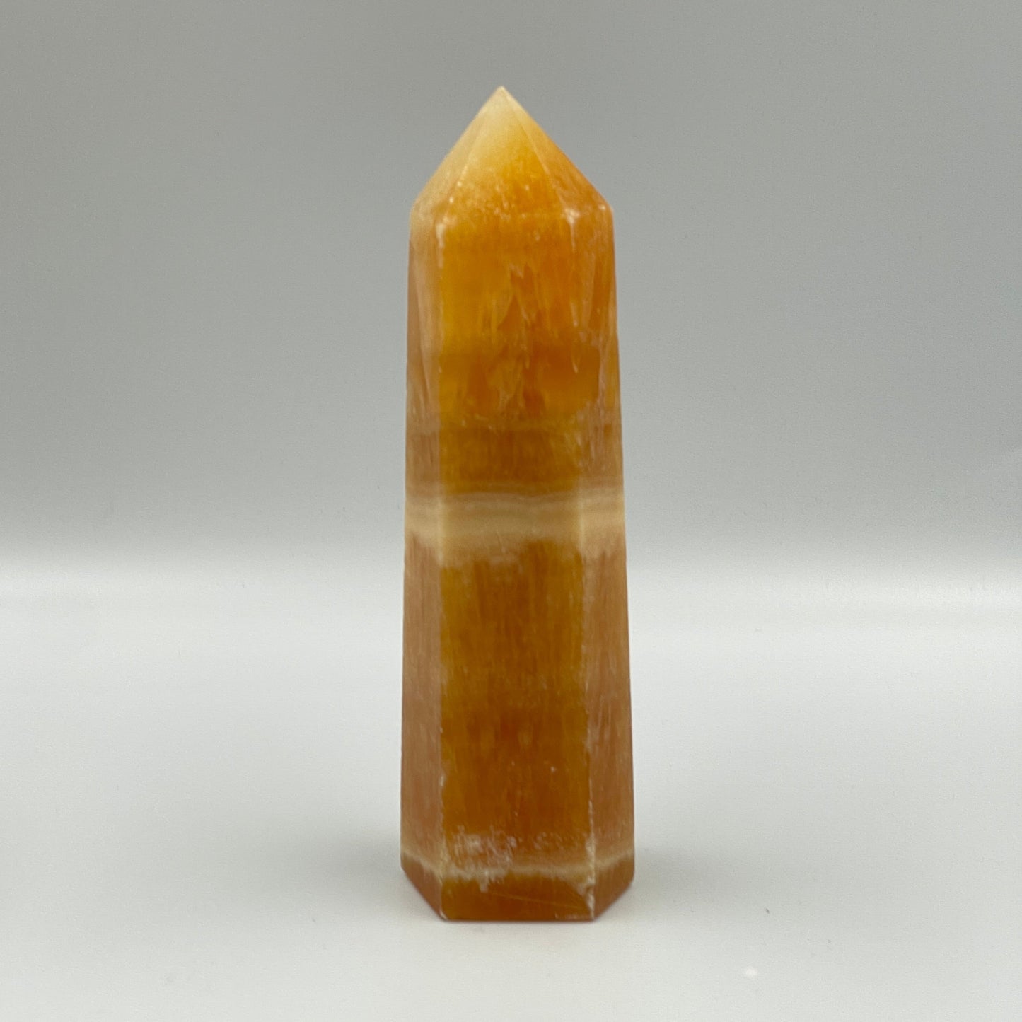 Honey Calcite Point