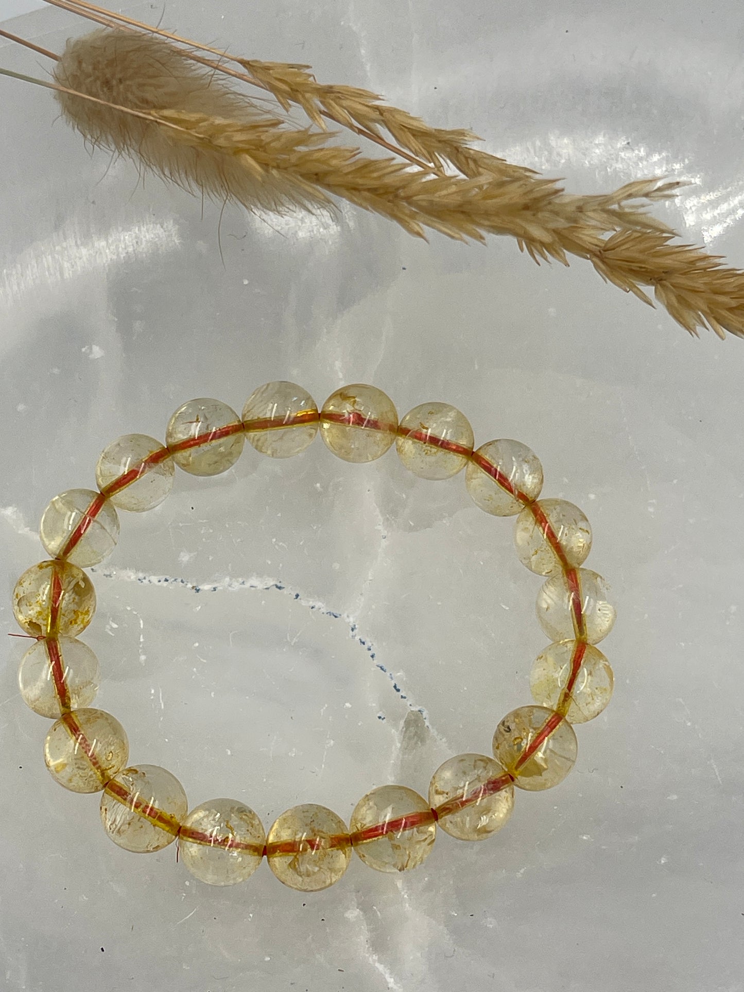 Citrine Bead Bracelet