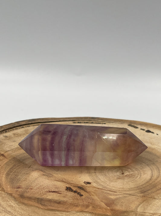 Rainbow Fluorite Double Terminated Point