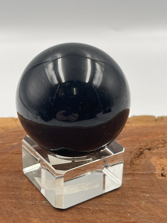 Black Obsidian Sphere