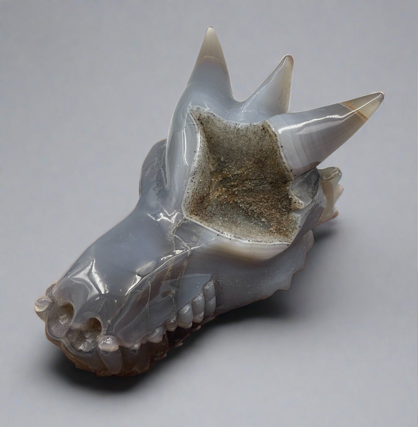 Agate Dragon Head