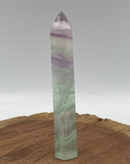 Rainbow Fluorite Point