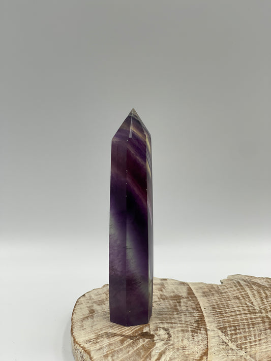 Rainbow Fluorite Point