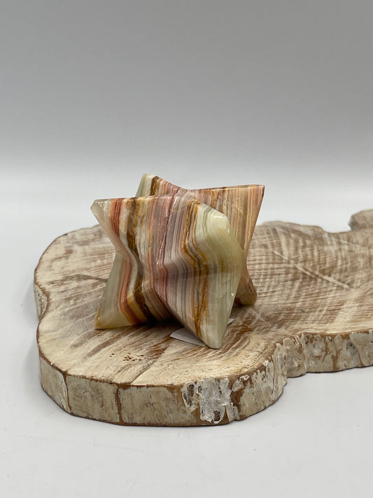 Green Onyx Merkabah Star