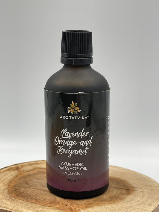 Massage Oil Lavender, Orange & Bergamot