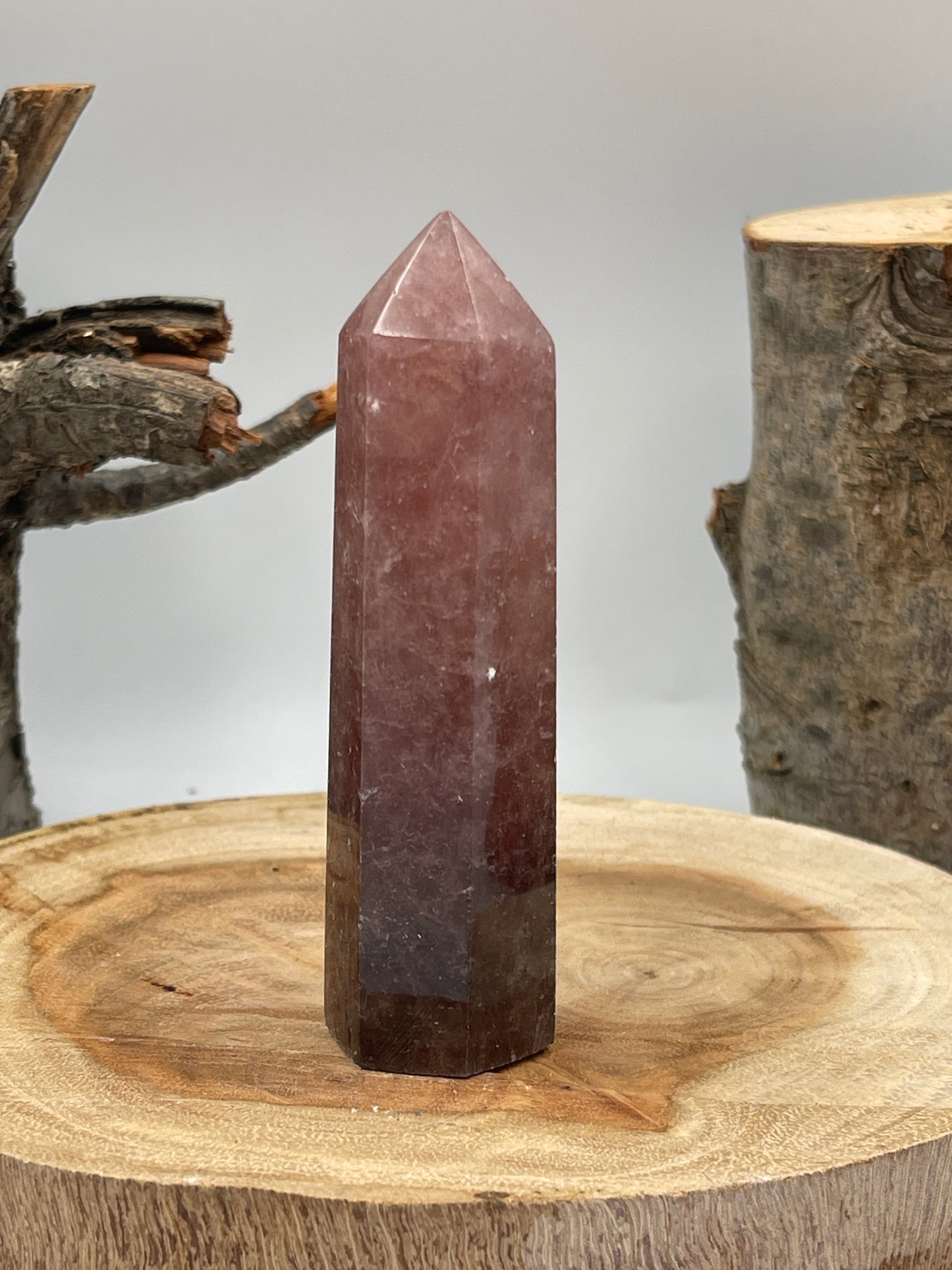 Strawberry Quartz Point