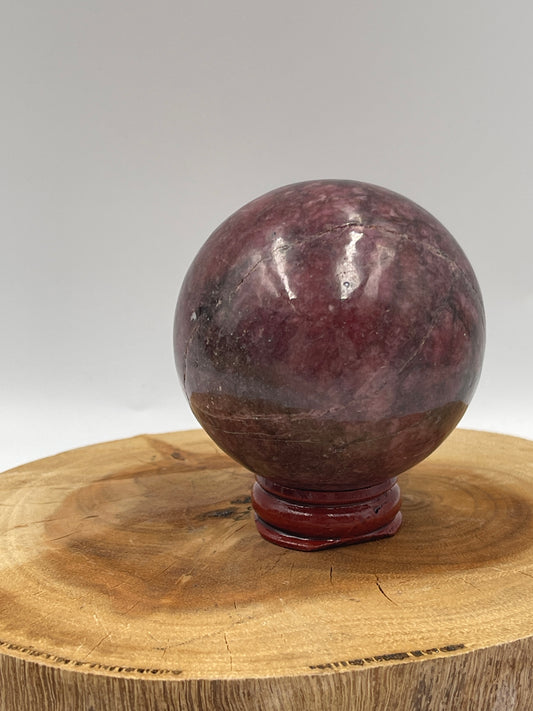 Rhodonite Sphere