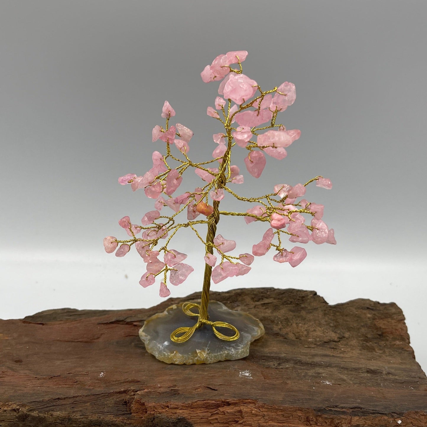 Rose Quartz Crystal Tree