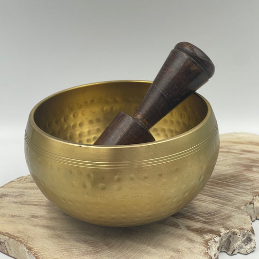 Tibetan Hammered Singing Bowl with stick 300g-399g