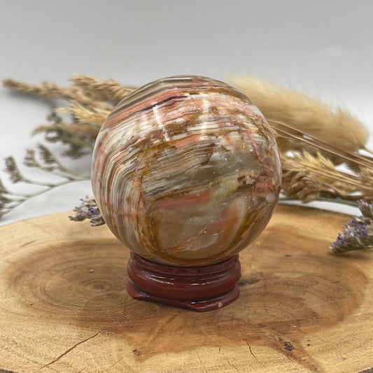 Green Onyx Sphere