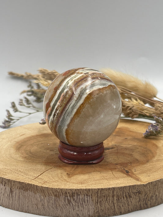 Green Onyx Sphere