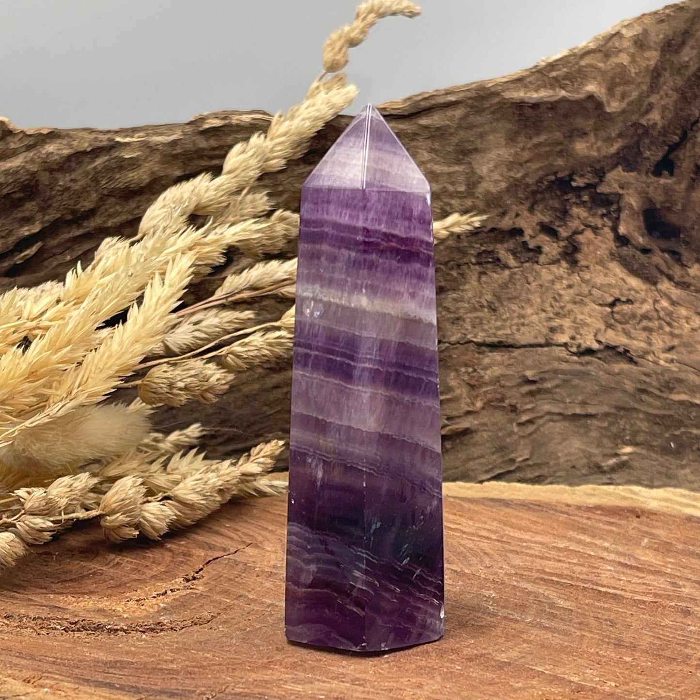 Rainbow Fluorite Point