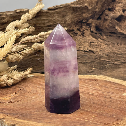 Rainbow Fluorite Point