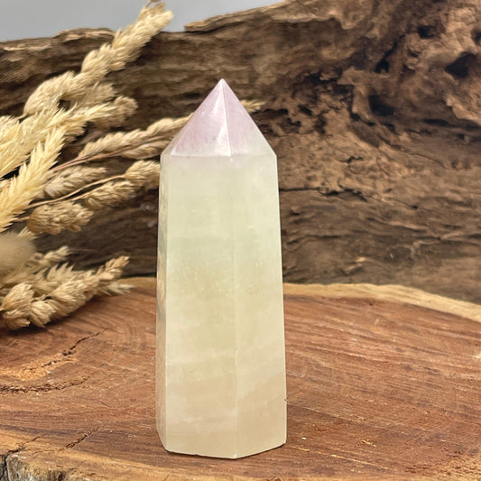 Rainbow Fluorite Point