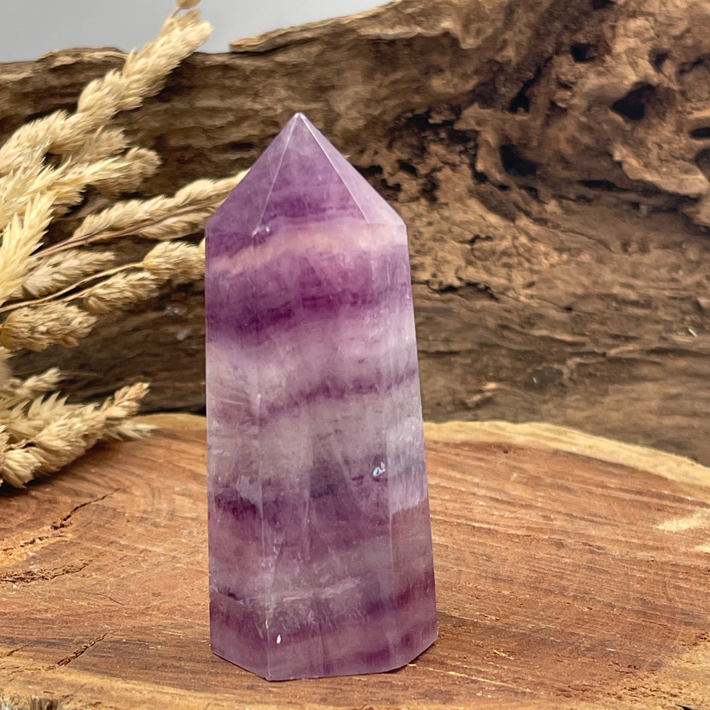 Rainbow Fluorite Point