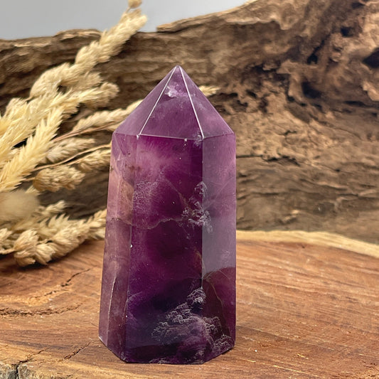 Rainbow Fluorite Point