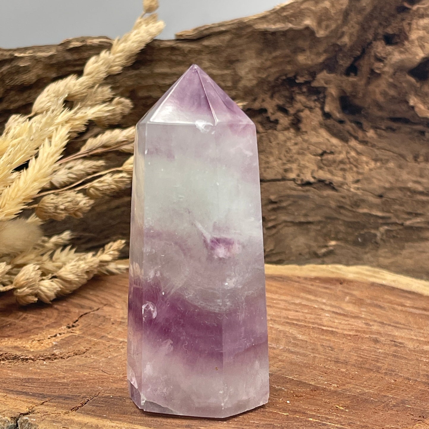 Rainbow Fluorite Point