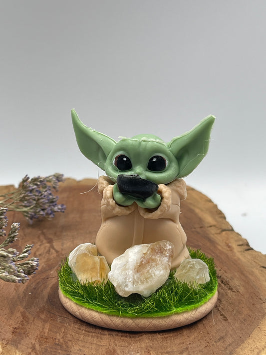 Baby Yoda with Citrine 4