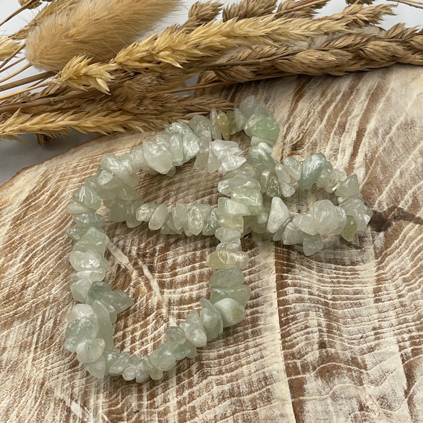 Green Aventurine Chip Bracelet