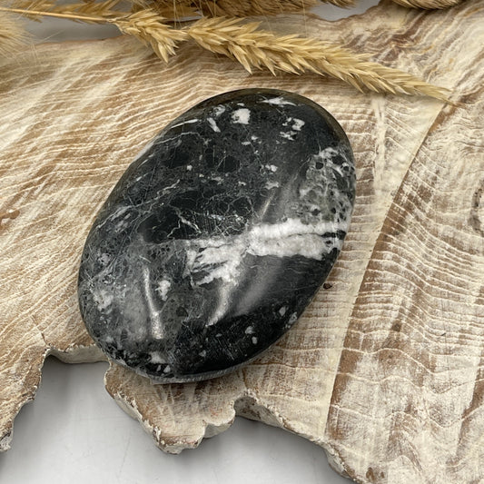 Black Onyx Large Palm Stone