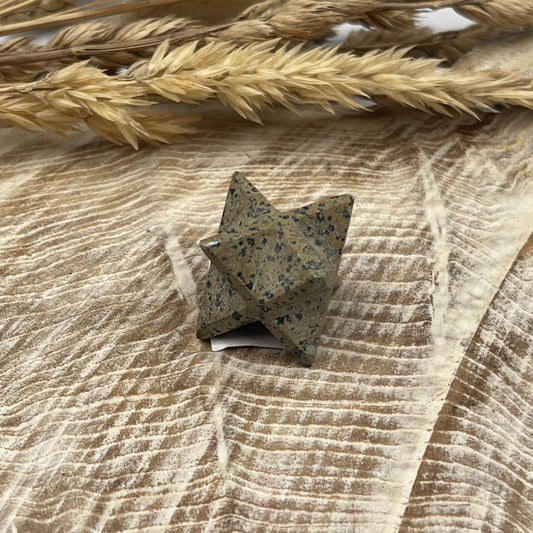 Dalmation Jasper Merkabah Star